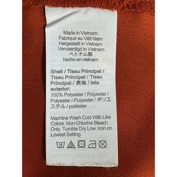 J.Crew Gathered Ruffle Drapey Top in Deep Ember Size S - Picture 5 of 8